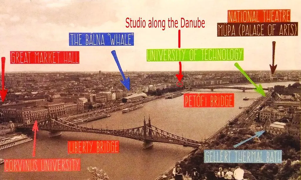 Studio Along The Danube Budapeşte Daire
